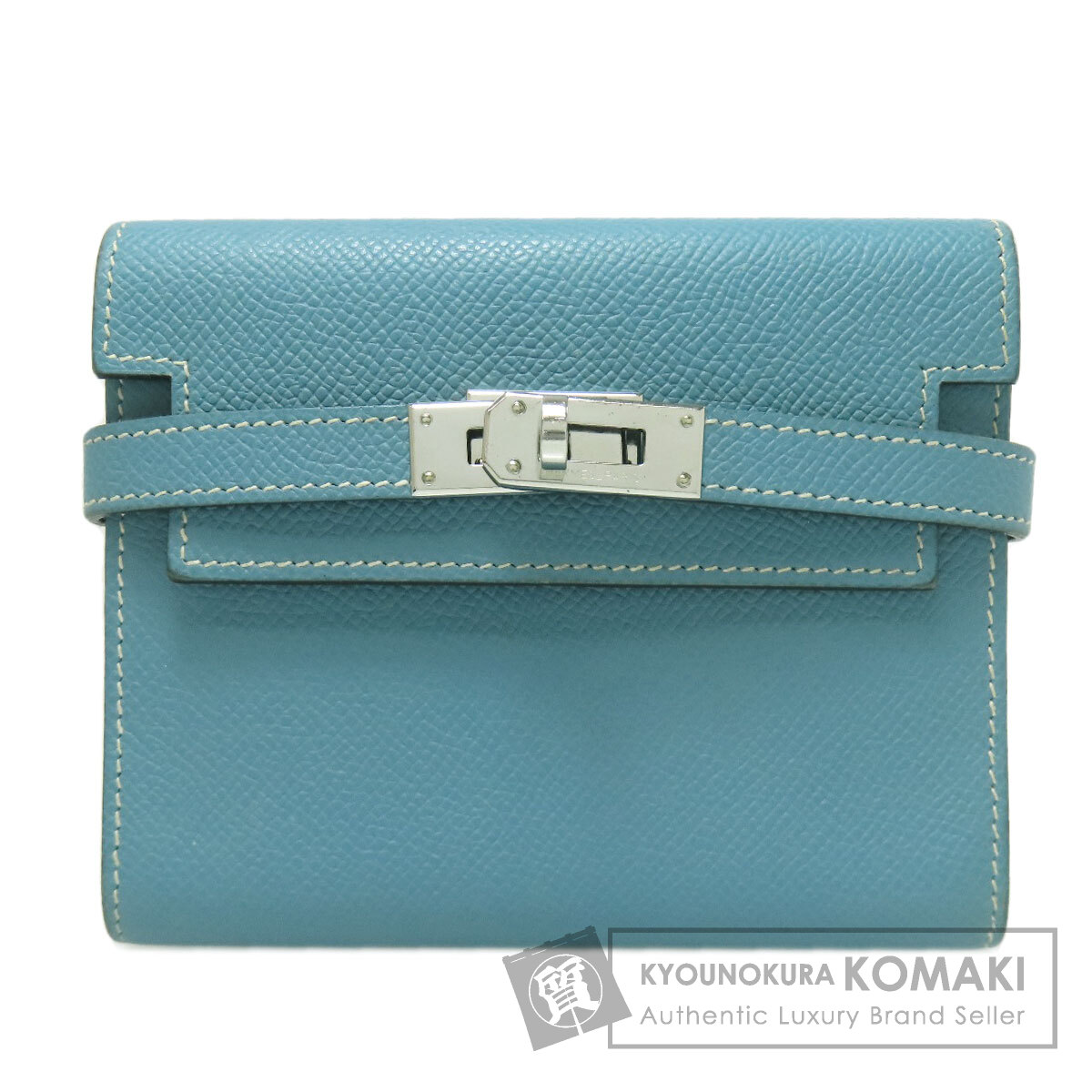 【8/11まで‼️】Hermes 財布　ケリー コンパクトウォレット　折り財布 HERMES エルメス ケリーウォレットコンパクト エトープ ゴールド
