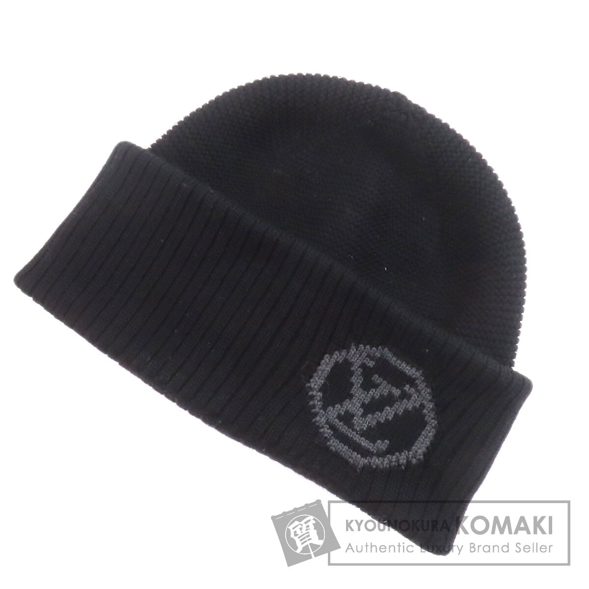 LOUIS VUITTON ルイヴィトン M75678 ニットキャップ ロゴ 帽子 ウール