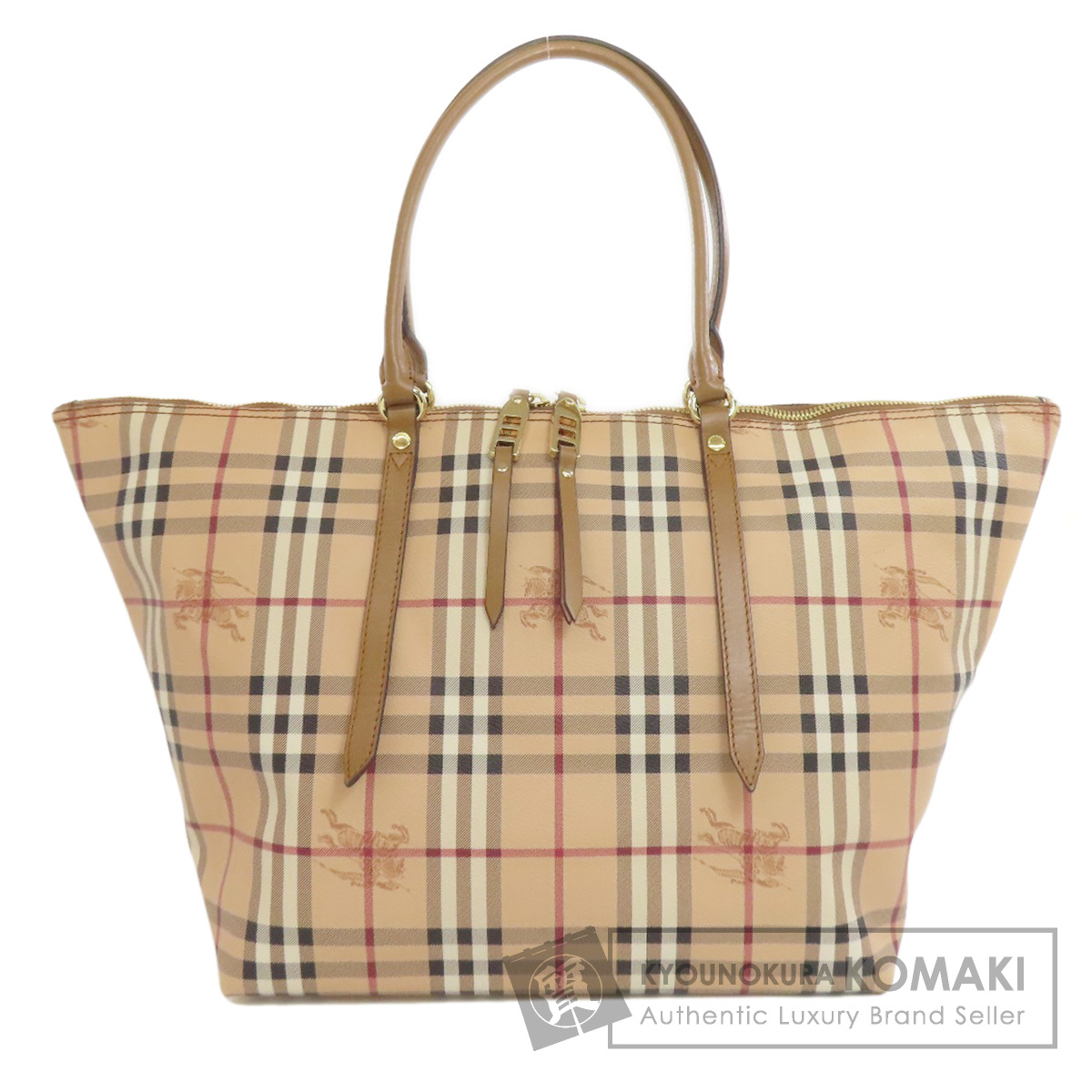 ✨近年モデル✨バーバリー トートバッグ ノバチェック シャドーホース PVC BURBERRY バーバリー ノバチェック トートバッグ PVC レディース