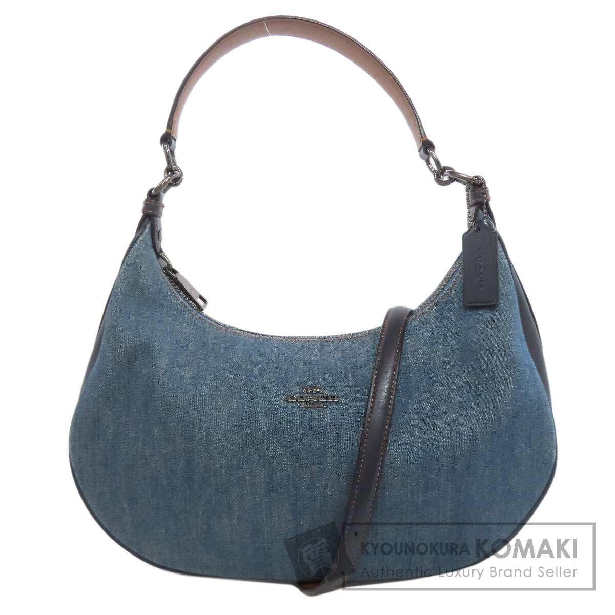COACH コーチ F57904 2WAY ハンドバッグ デニム レディース