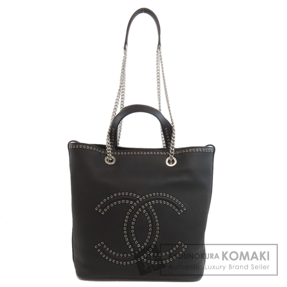 CHANEL シャネル チェーンバッグ 2WAY トートバッグ カーフ