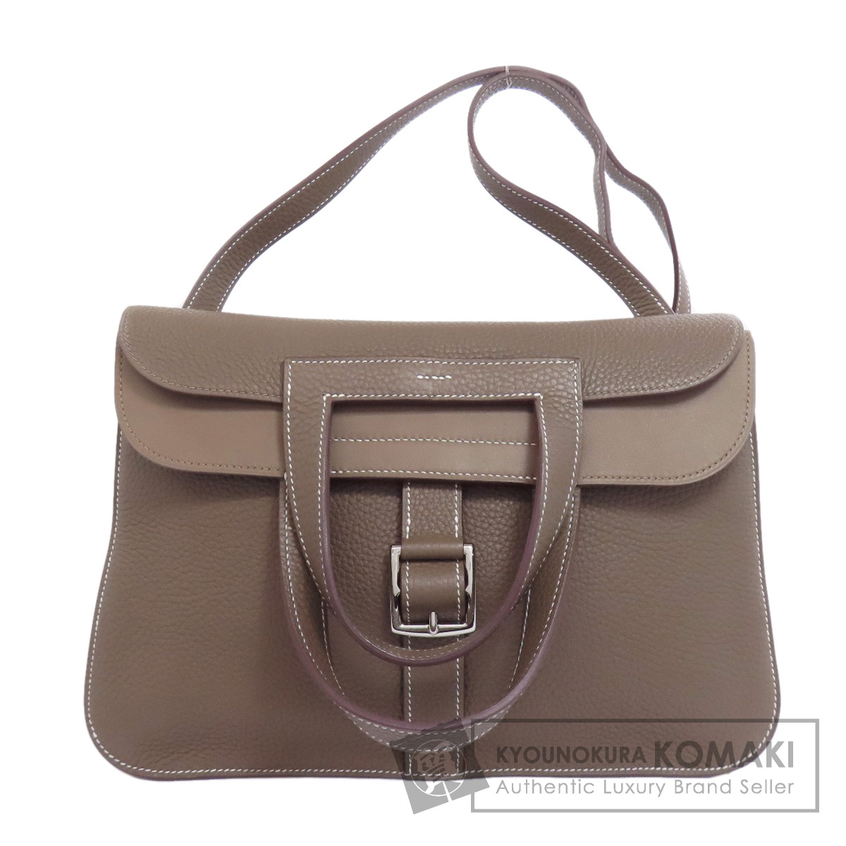 エルメス ショルダーバッグ アルザン31 エトープ シルバー金具