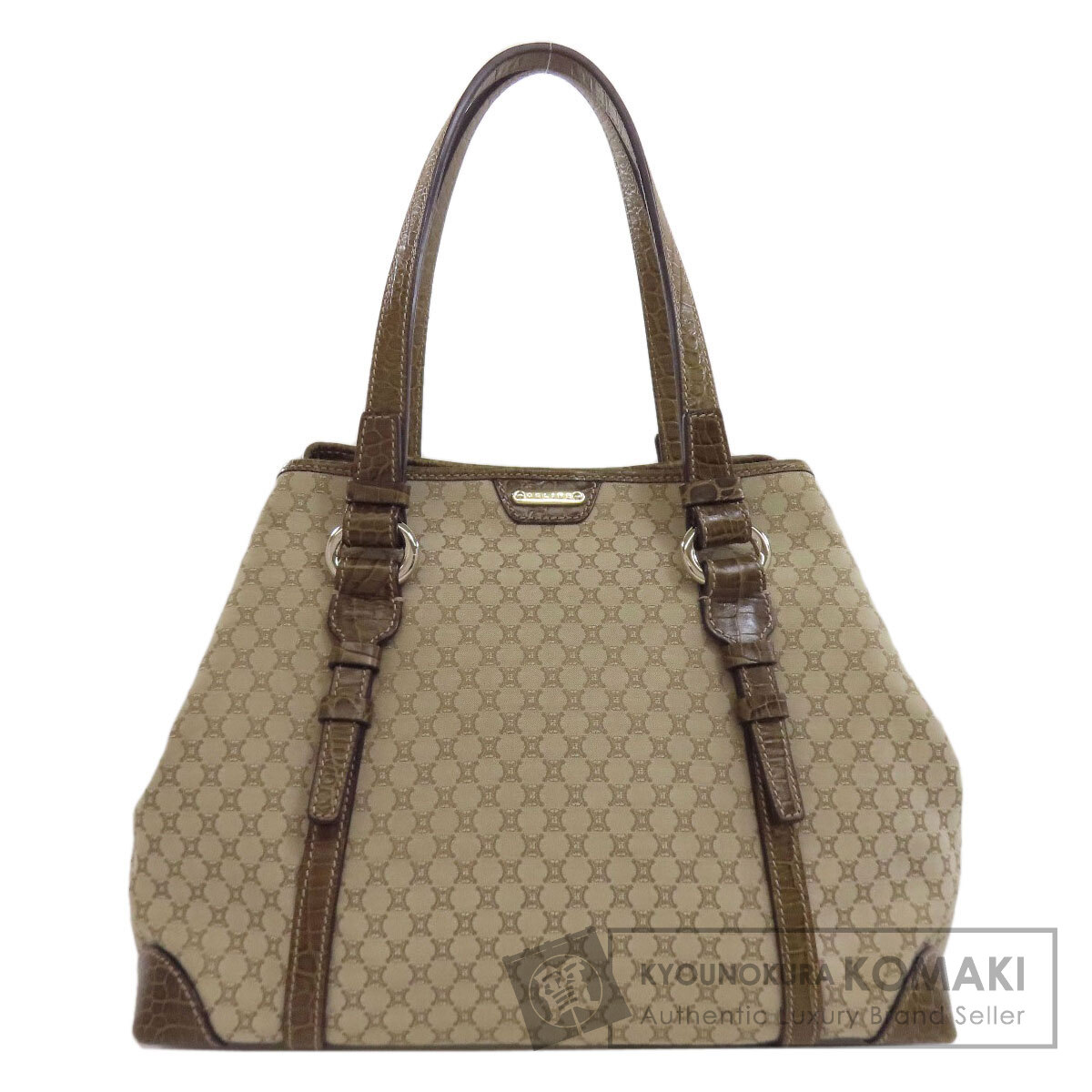 専用　CELINE セリーヌ マカダム トートバッグ CELINE セリーヌ マカダム柄 トートバッグ PVC/レザー