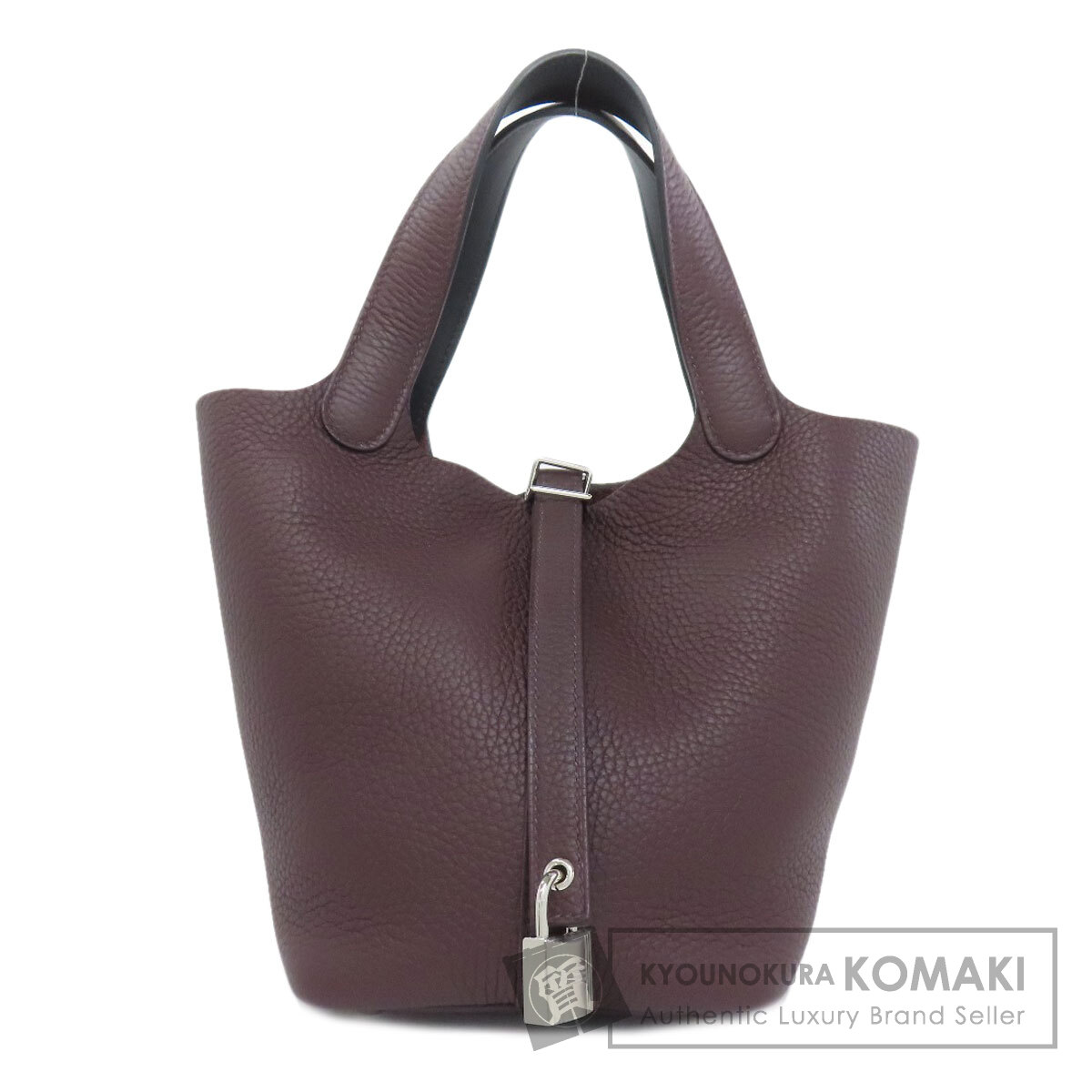 エルメス ハンドバッグ ピコタンロックPM エクラ シルバー金具