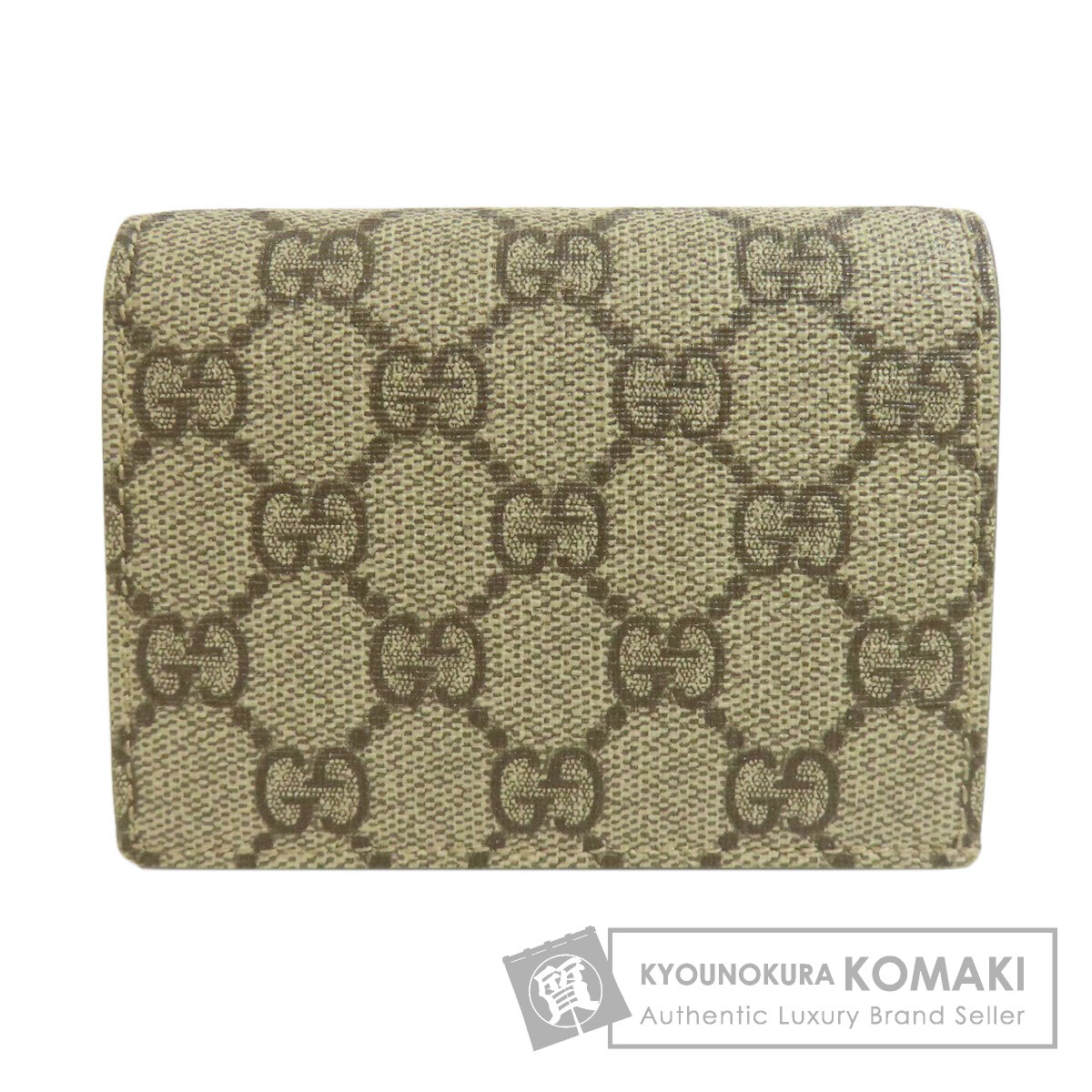 GUCCI グッチ 508757 GGスプリーム 二つ折り財布（小銭入れあり） PVC  