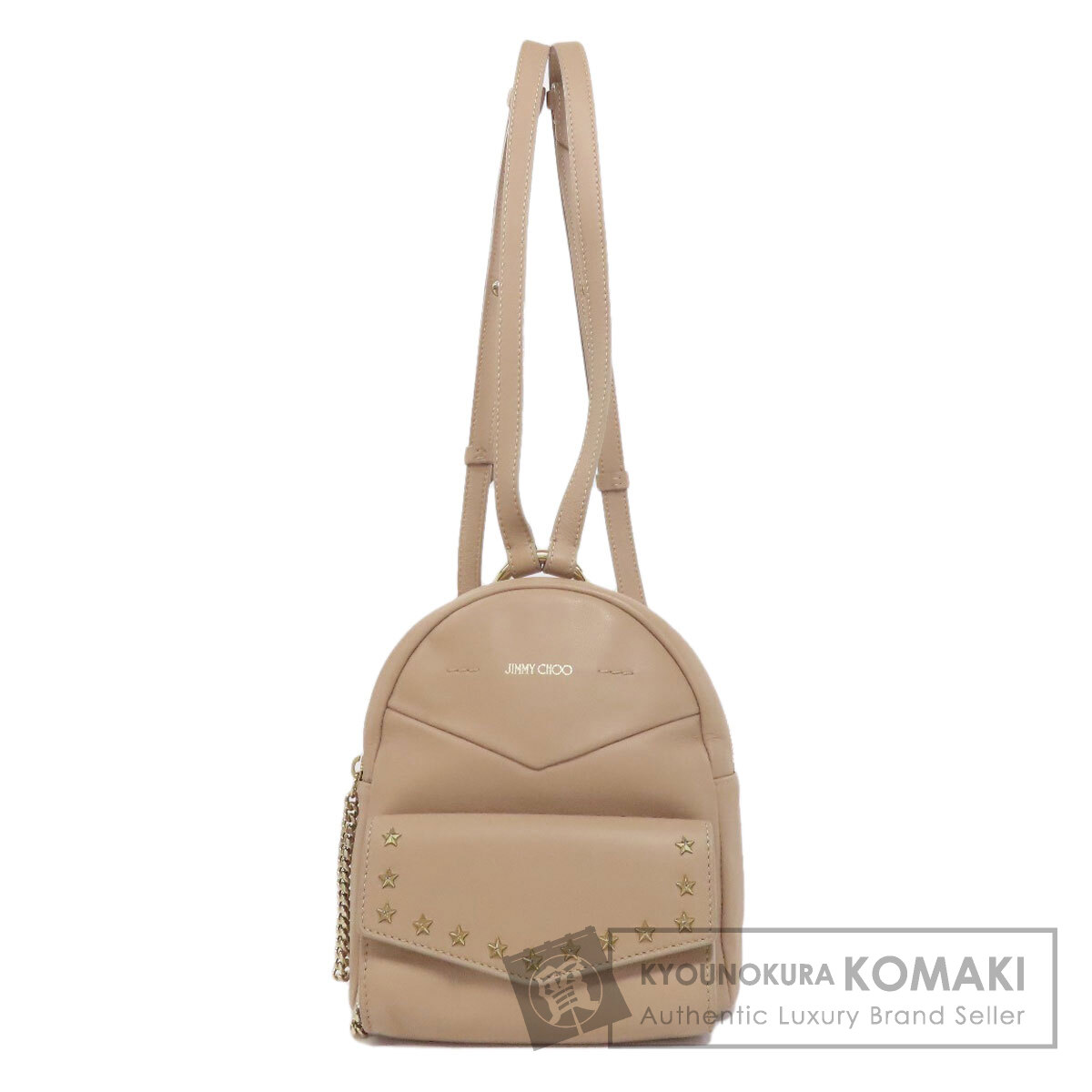 Jimmy Choo ジミーチュウ スターモチーフ リュック・デイパック レザー