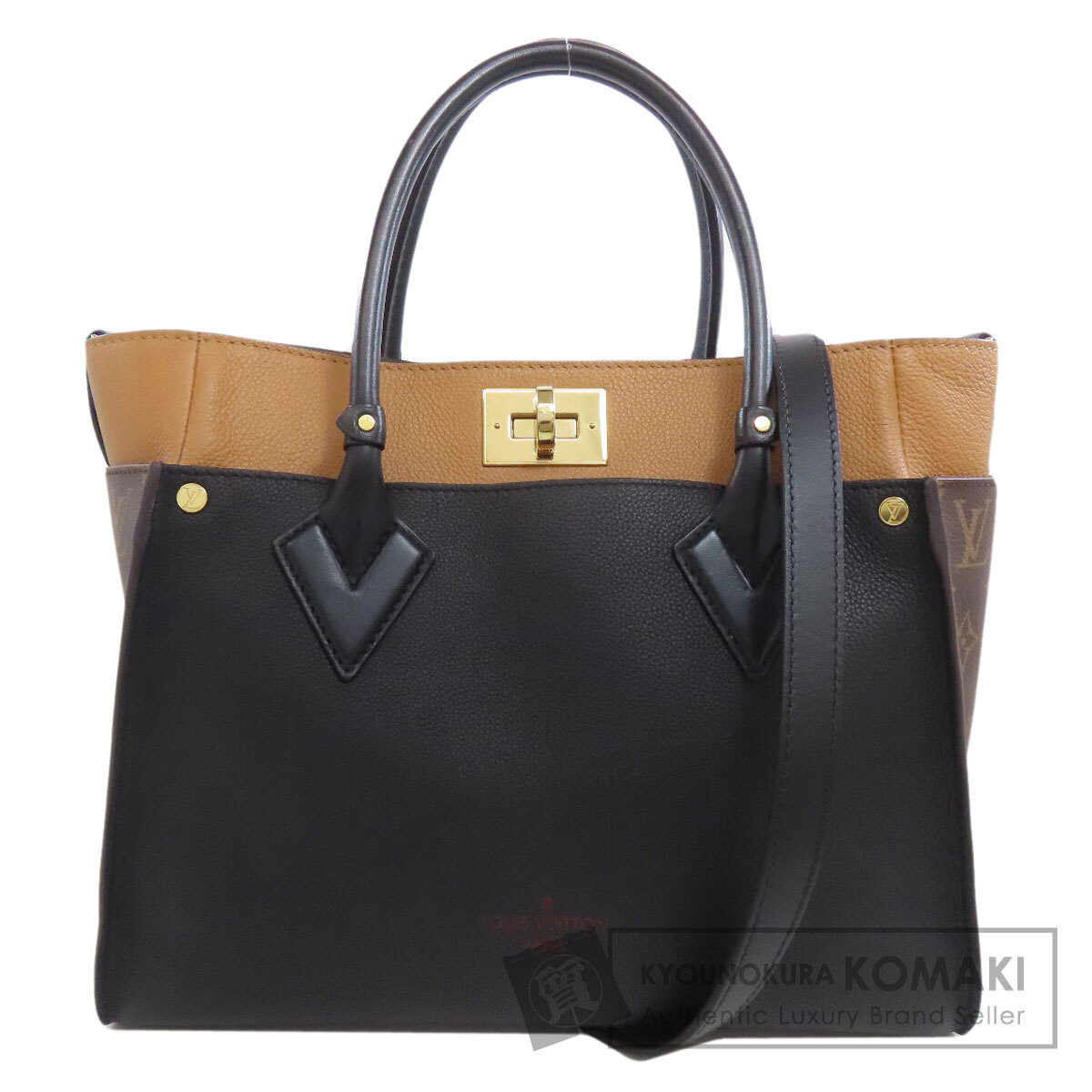 ルイヴィトン LOUIS VUITTON M53823  オンマイサイドMM  トートバッグ モノグラムキャンバス 中古 LOUIS VUITTON ルイヴィトン M53823 オンマイサイドMM トートバッグ
