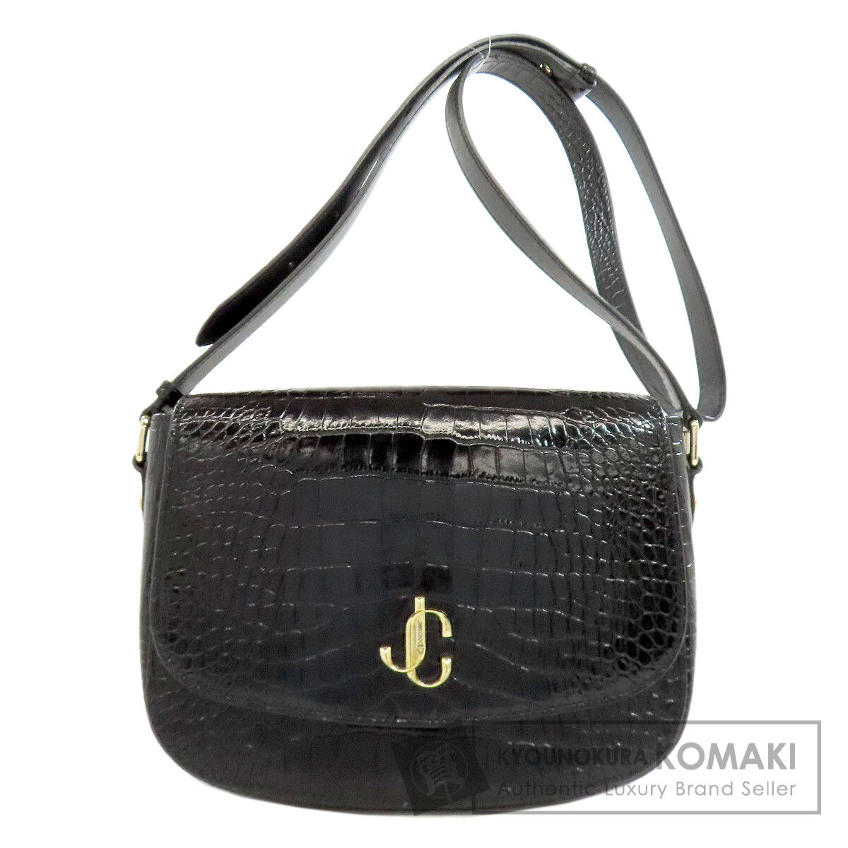 ジミーチュウ☆ハンドバッグ☆中古☆ JIMMY CHOO ジミーチュウ/ロビン/2wayハンドバッグ/黒/ブランド