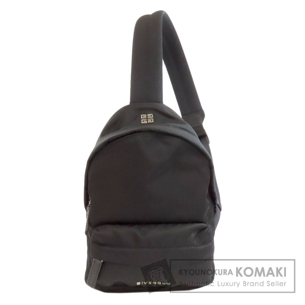 ジバンシー GIVENCHY  ロゴ  ボディバッグ ナイロン素材 レディース  中古 GIVENCHY ジバンシー ロゴ ボディバッグ ナイロン素材 レディース