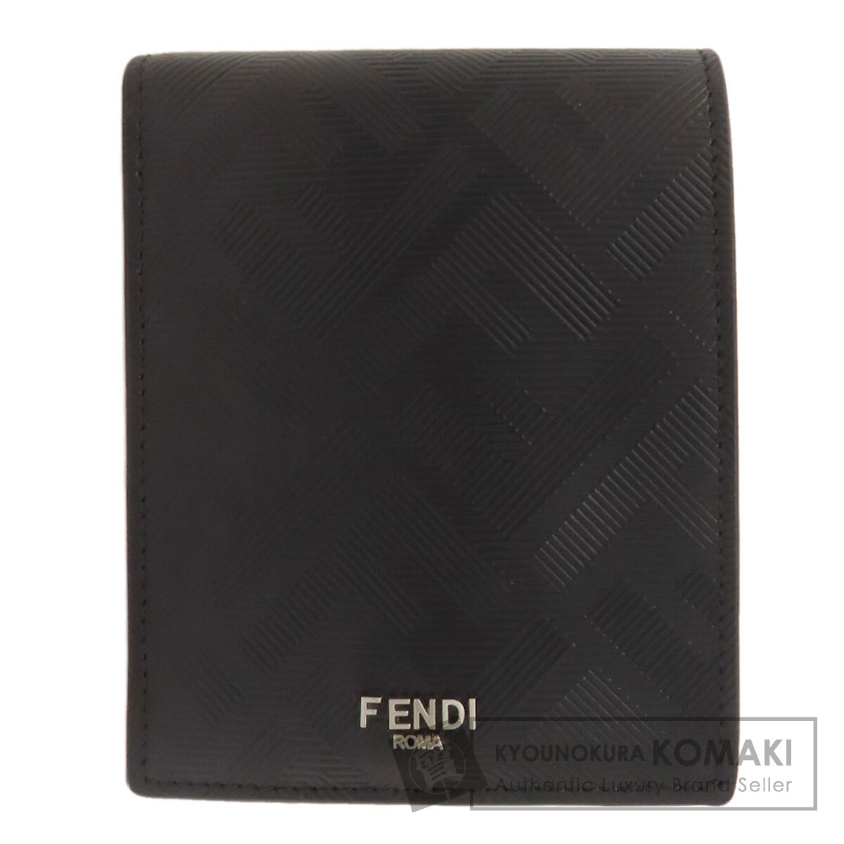 FENDI ブラック/レッド 長財布 フェンディ シャドー 財布 レザー ブラック | Fendi
