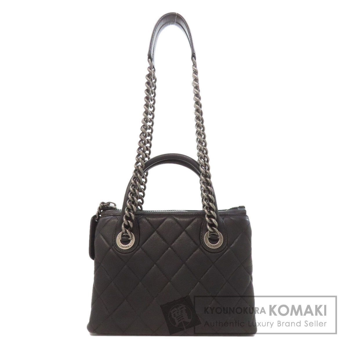 シャネル ハンドバッグ マトラッセ シルバー金具 2WAY