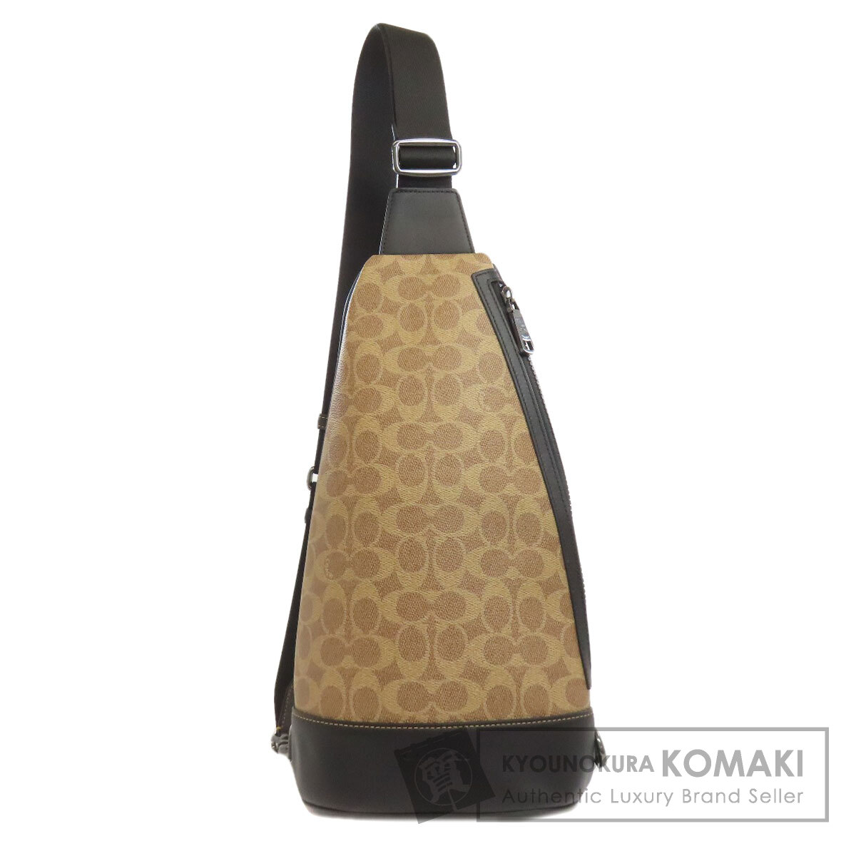 新品未使用品✨COACH ドミニク スリングバッグ レザー ボディバッグ コーチ バッグ ショルダーバッグ COACH レザー ドミニク