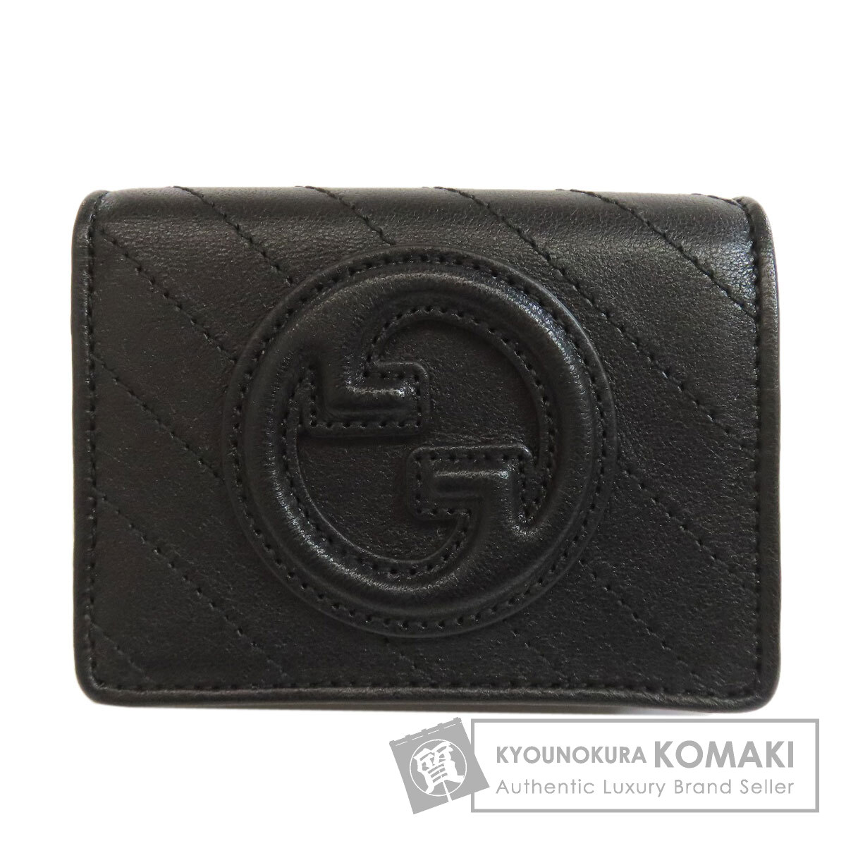 GUCCI グッチ 760317 ブロンディ 二つ折り財布（小銭入れあり） カーフ  