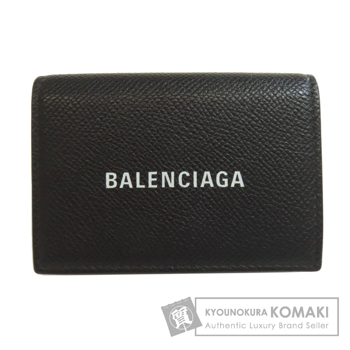 バレンシアガ BALENCIAGA 594412  コンパクトウォレット  二つ折り財布（小銭入れあり） 中古 BALENCIAGA バレンシアガ 594412 コンパクトウォレット 二つ折り財布