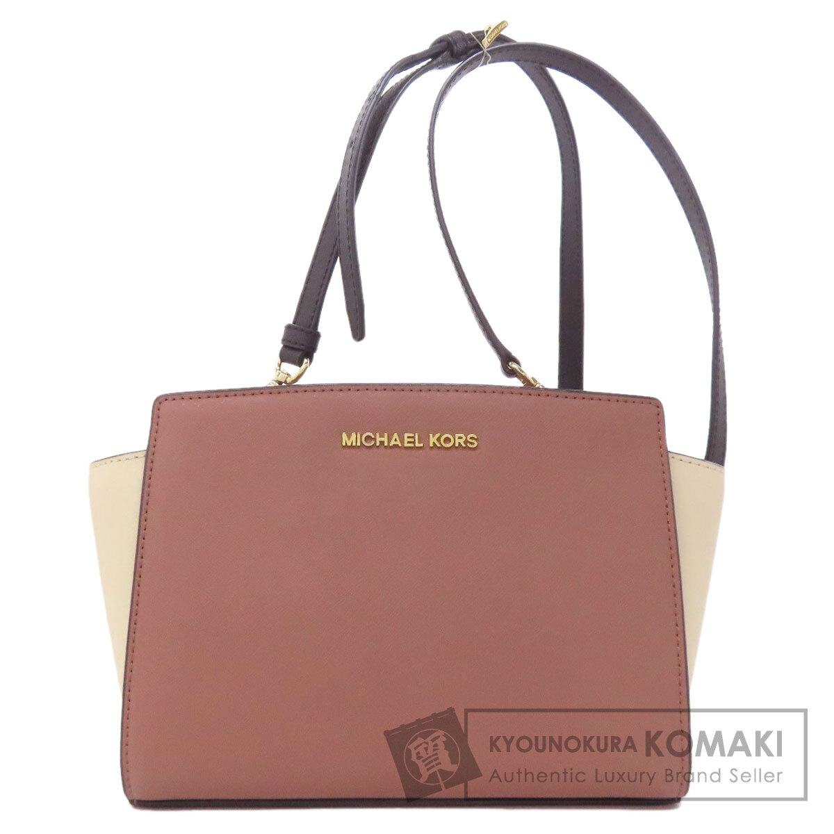 Michael Kors マイケルコース ロゴ ショルダーバッグ レザー