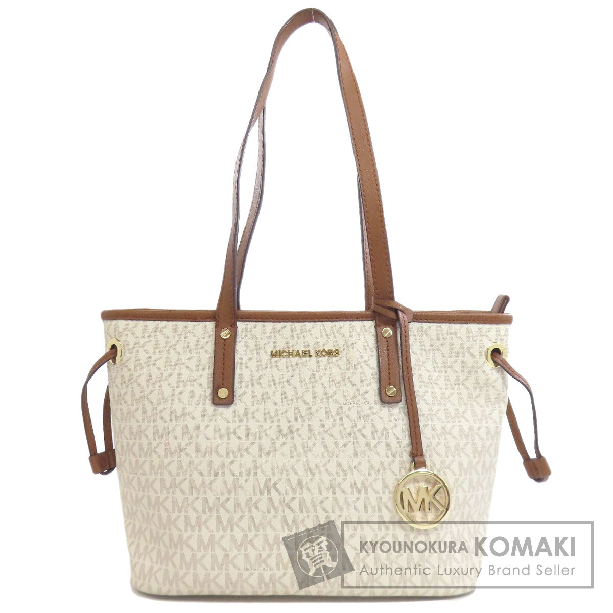 Michael Kors MKシグネチャー トートバッグ PVC レディース MICHAEL KORS - Michael Kors MKシグネチャー トートバッグ PVC