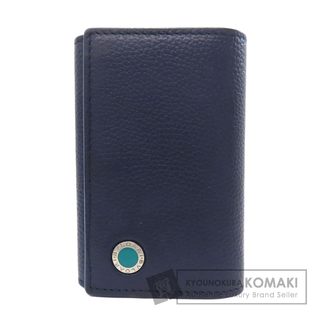 BVLGARI ブルガリ ロゴ キーケース レザー レディース [中古