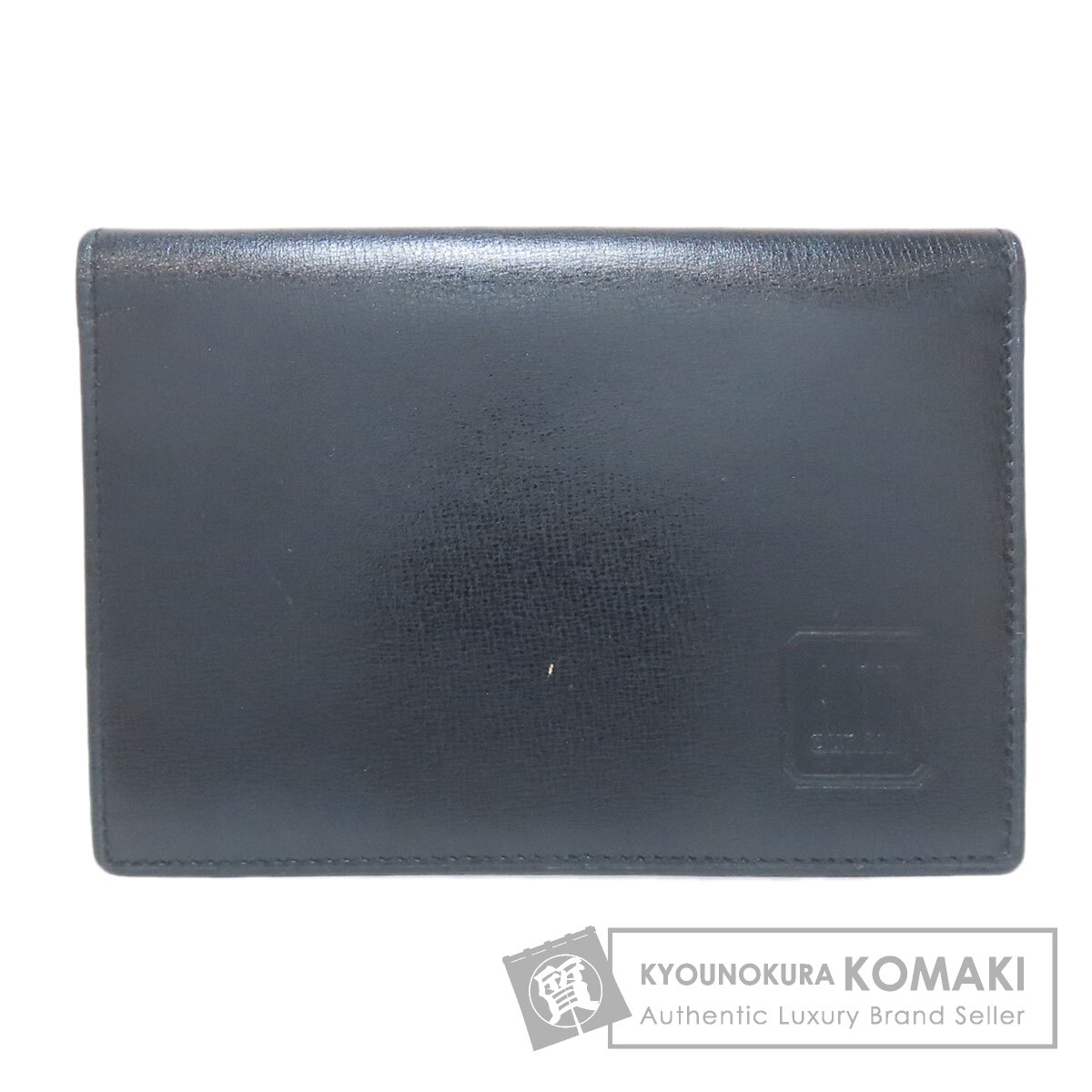 新品未使用　ダンヒル カードケース ケース Dunhill ダンヒル ロゴ カードケース レザー レディース [中古