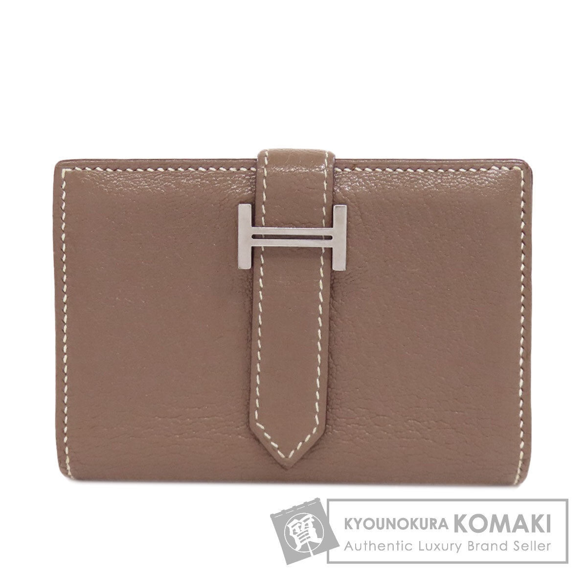 エルメス コインケース ベアンミニ エトープ シルバー金具