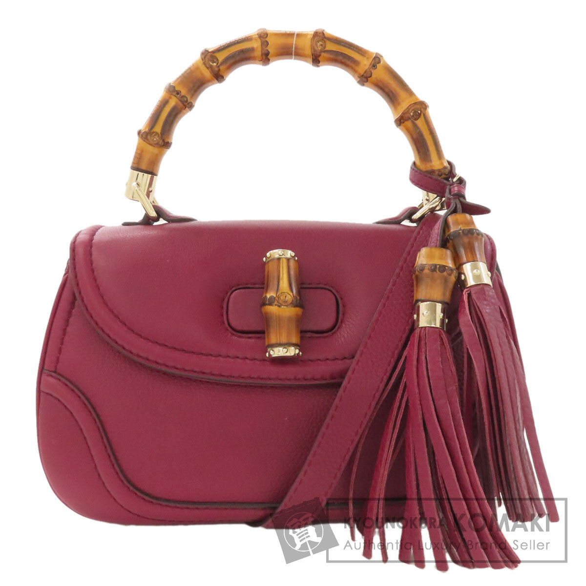 GUCCI グッチ 254834 バンブー 2WAY ハンドバッグ カーフ レディース