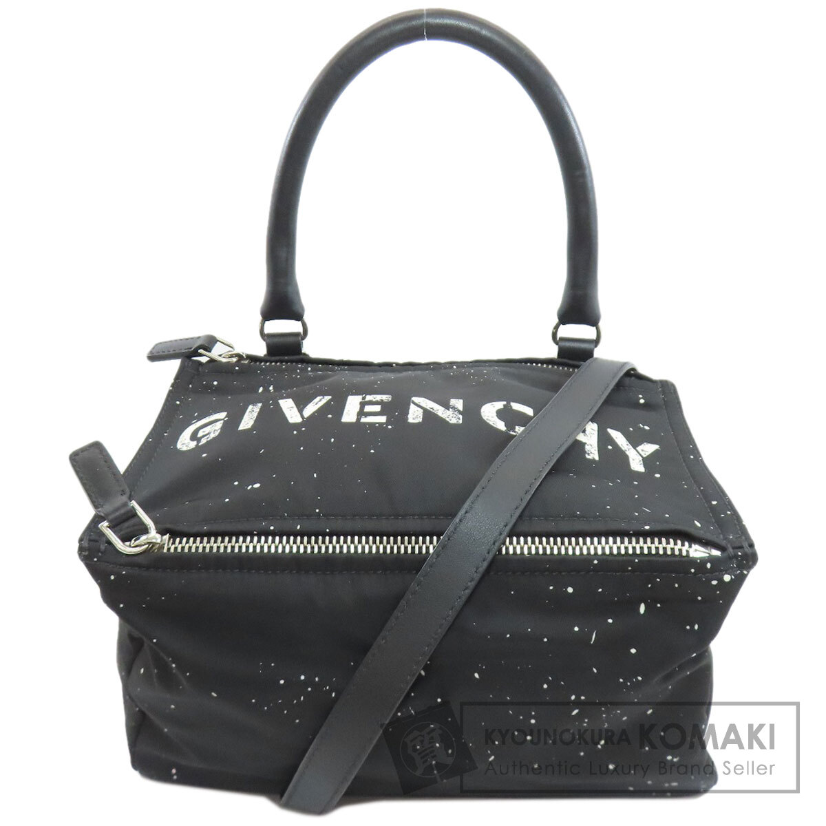 ジバンシー GIVENCHY  2WAY  ハンドバッグ ナイロン素材 レディース  中古 GIVENCHY ジバンシー 2WAY ハンドバッグ ナイロン素材 レディース
