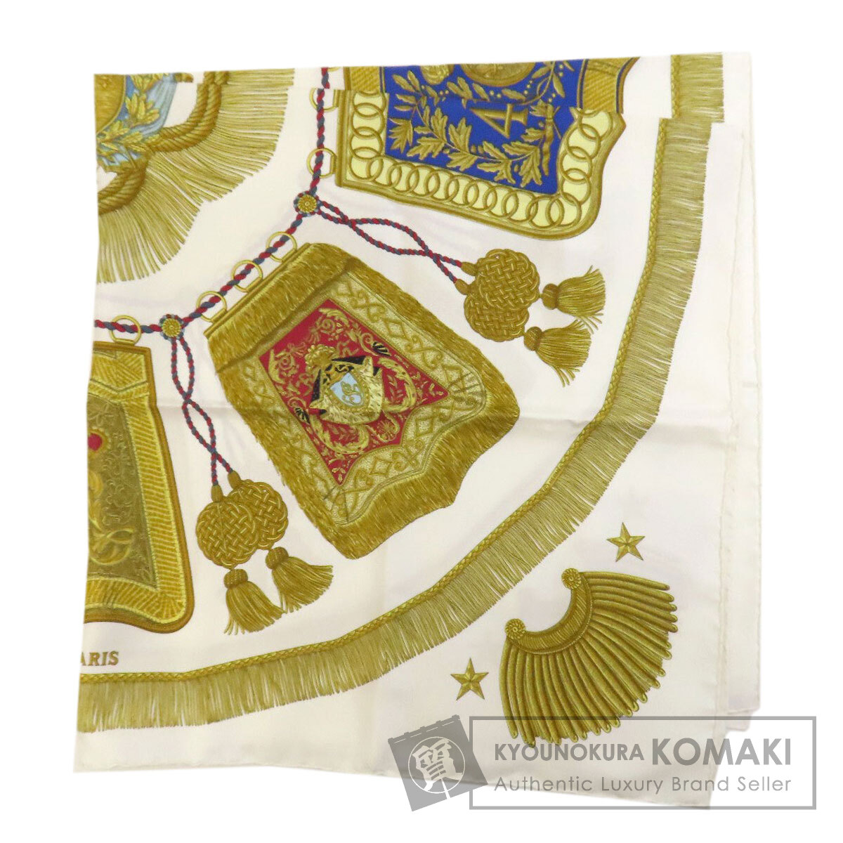 HERMES エルメス カレ90 サーベル飾袋 スカーフ シルク レディース