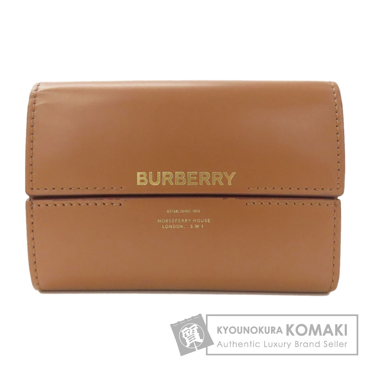 バーバリー 二つ折り財布（小銭入れなし） ロゴ