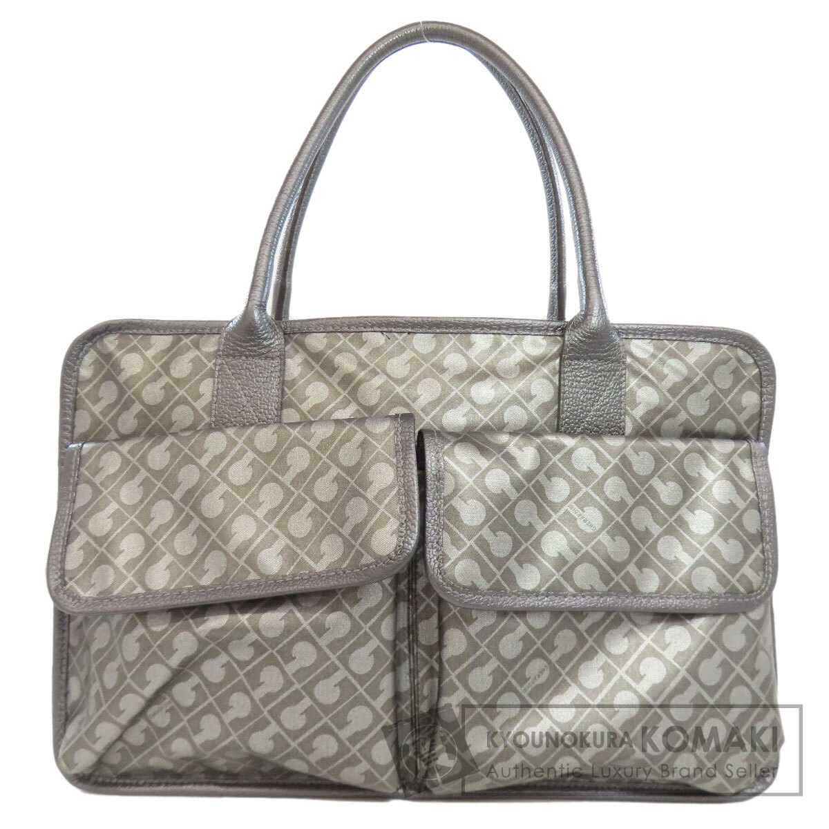 タグ付き　ゲラルディーニ　ロゴモチーフ　ソフティ　ハンドバッグ リボン　袋付き タグ付き ゲラルディーニ ロゴモチーフ ソフティ ハンドバッグ