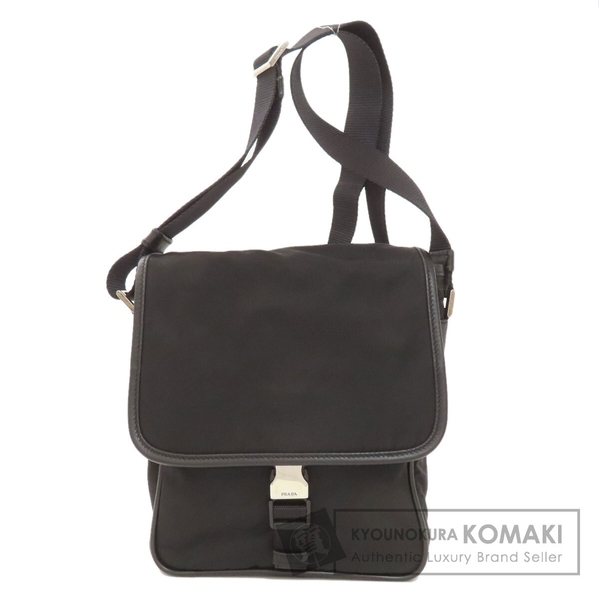 PRADA プラダ メッセンジャーバッグ ロゴ金具 ショルダーバッグ