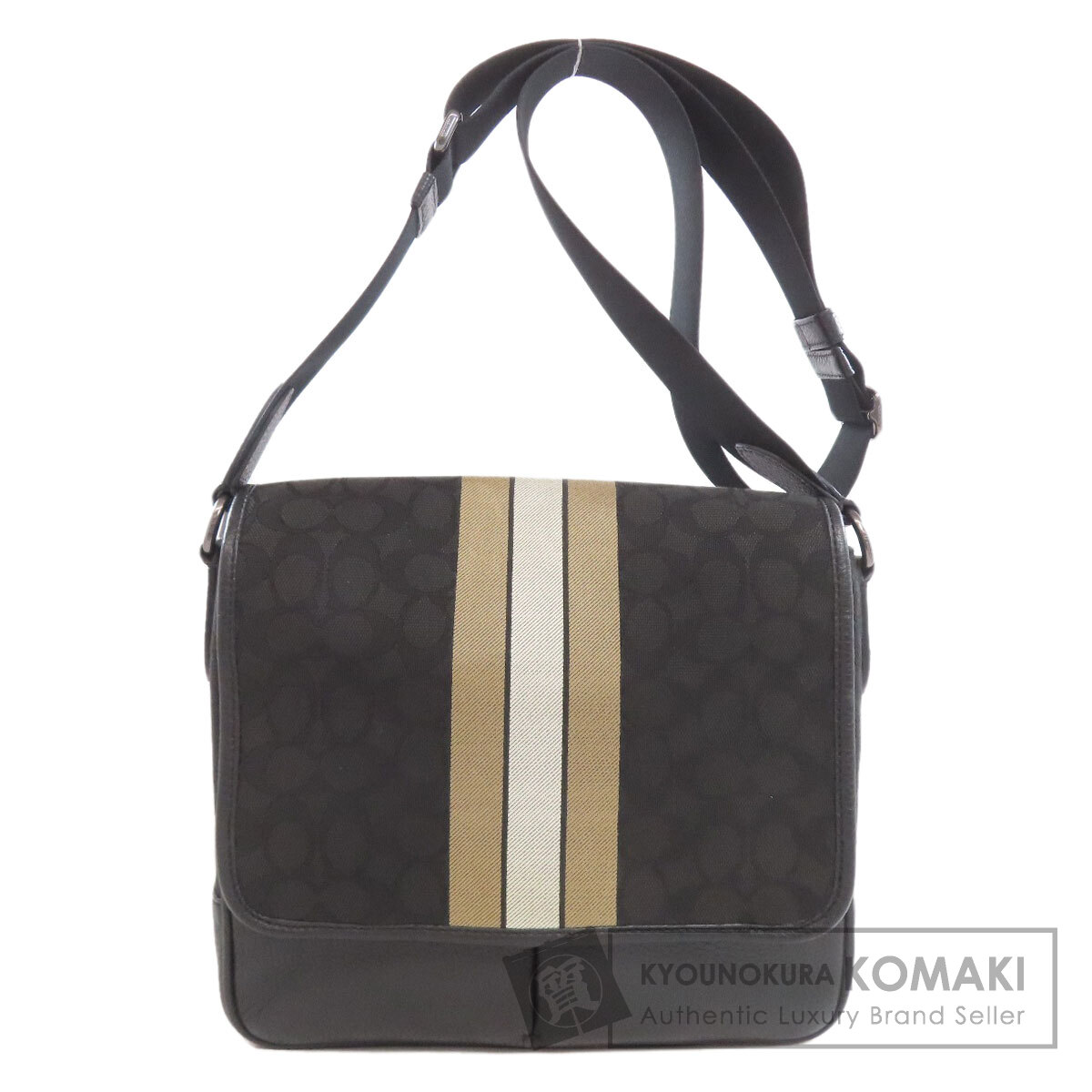 極美品 COACH コーチ トンプソン シグネチャー ショルダー C6583 COACH コーチ C6583 トンプソン シグネチャー ショルダーバッグ