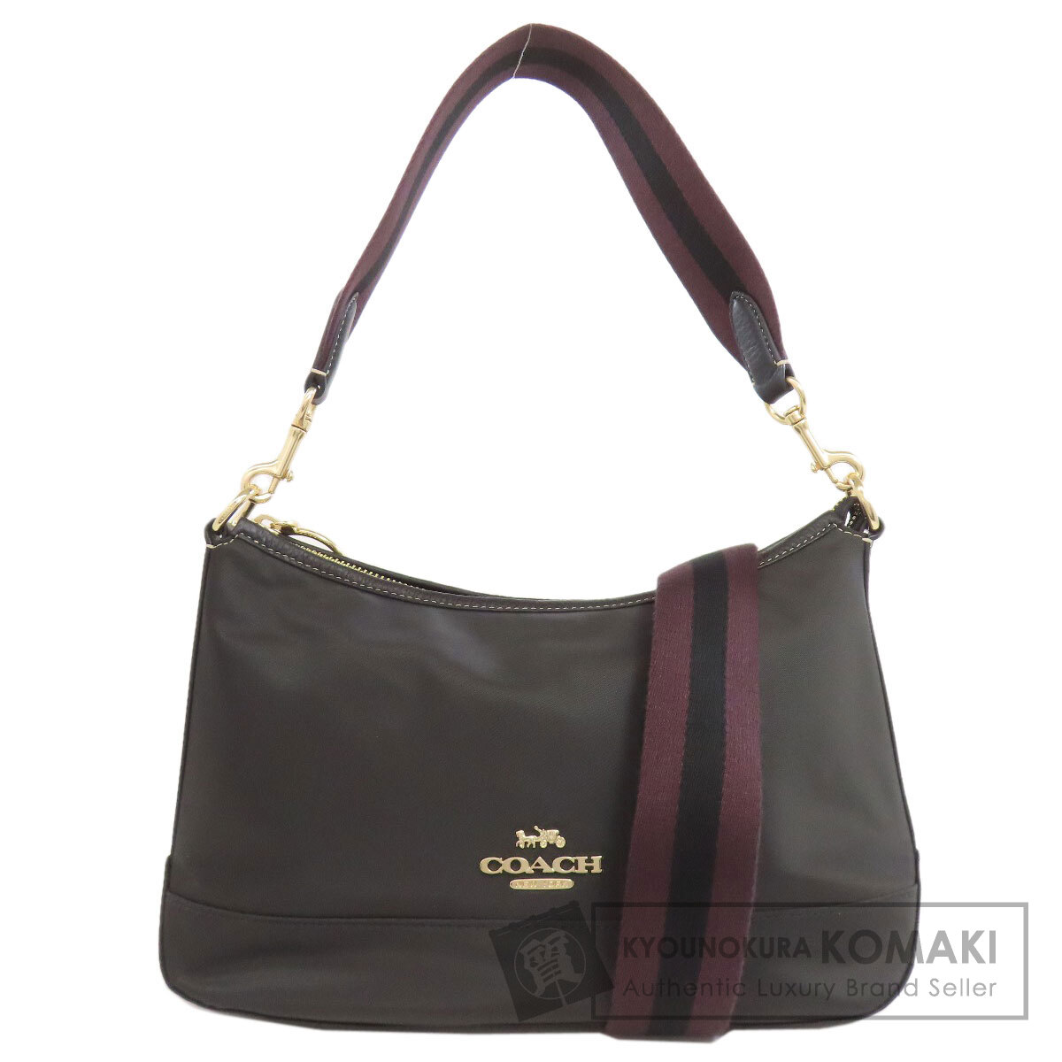 コーチ COACH CA205  エリス 2WAY  ハンドバッグ ナイロン素材 レディース  中古 COACH コーチ CA205 エリス 2WAY ハンドバッグ ナイロン素材
