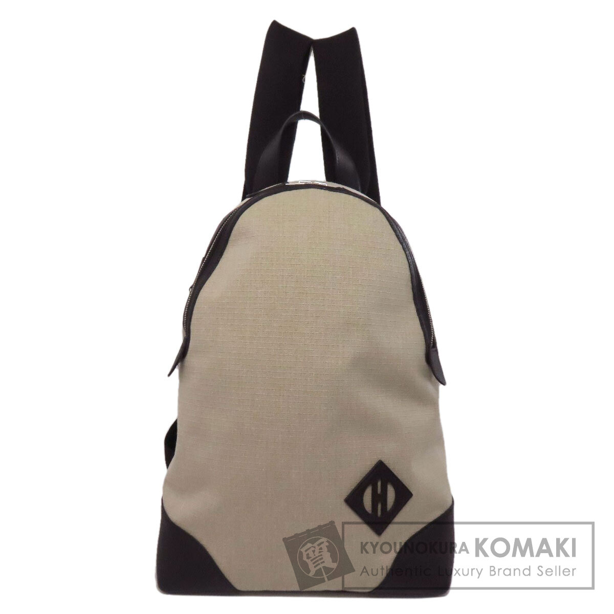 エルメス HERMES  オールバック シルバー金具  リュック・デイパック キャンバス 中古 HERMES エルメス オールバック シルバー金具 リュック・デイパック