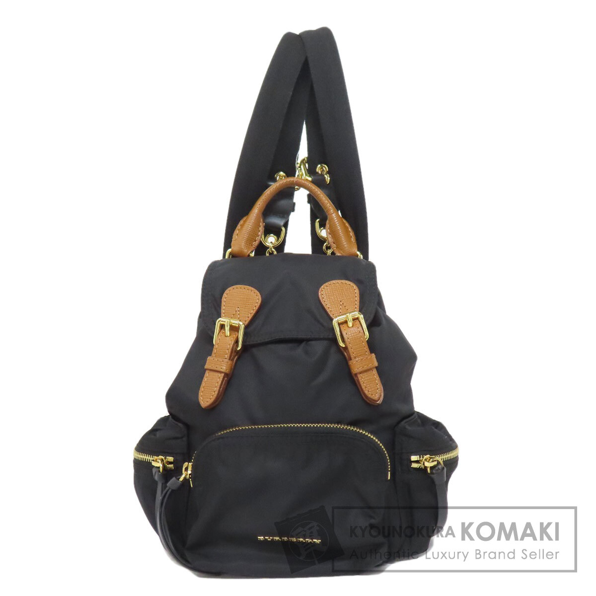 BURBERRY バーバリー ロゴ リュック・デイパック ナイロン素材/レザー