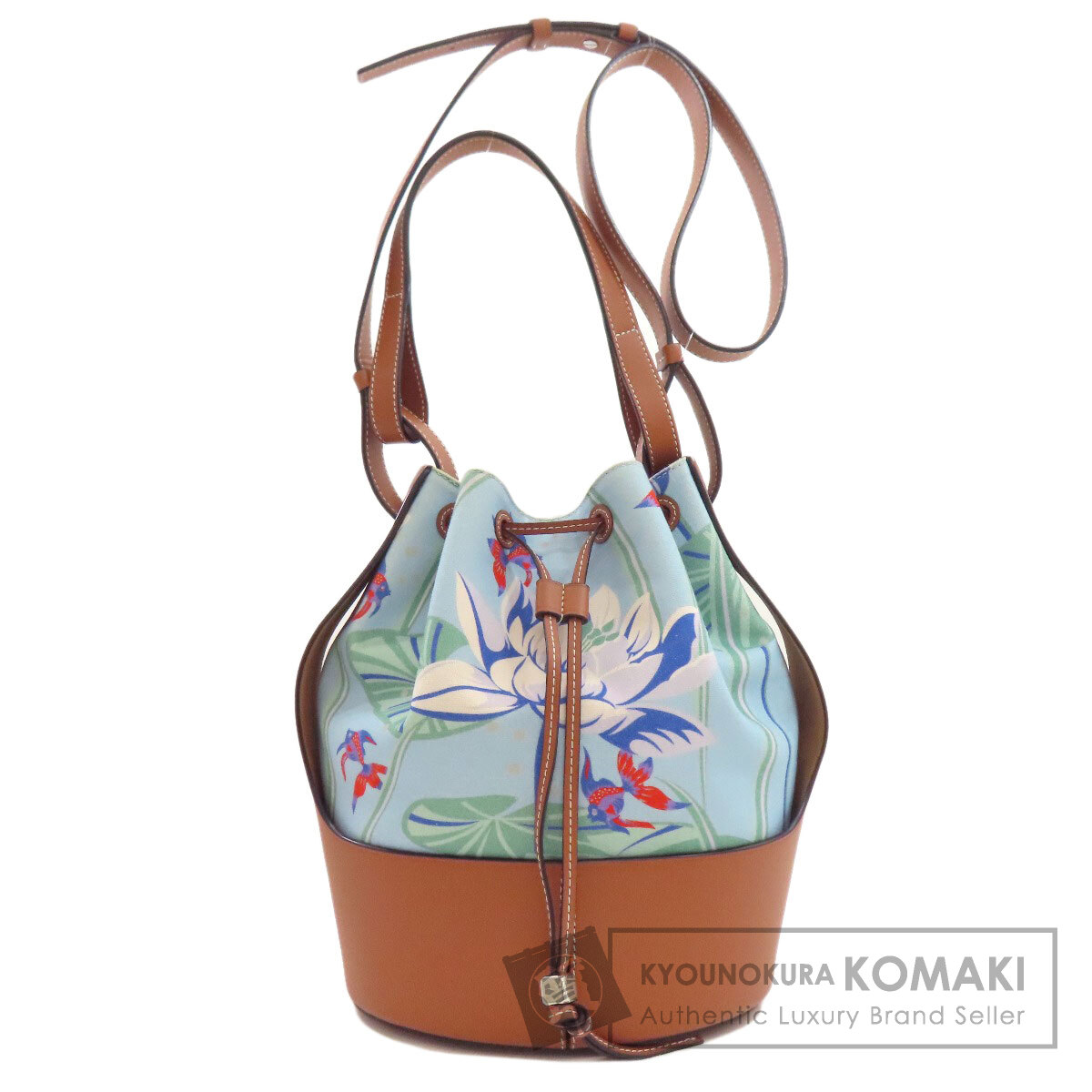 ロエベ LOEWE  パウラズ イビザ バルーンバッグ 2WAY  ショルダーバッグ キャンバス 中古 LOEWE ロエベ パウラズ イビザ バルーンバッグ 2WAY ショルダーバッグ