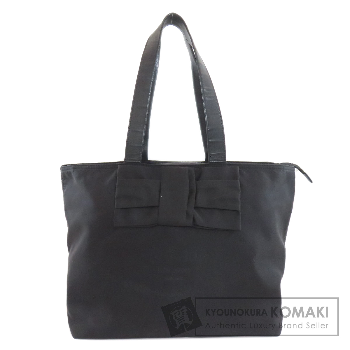 【最終特価】プラダ　フィオッコ ハンドバッグ ナイロン PRADA プラダ フィオッコ ロゴ金具 トートバッグ ナイロン素材