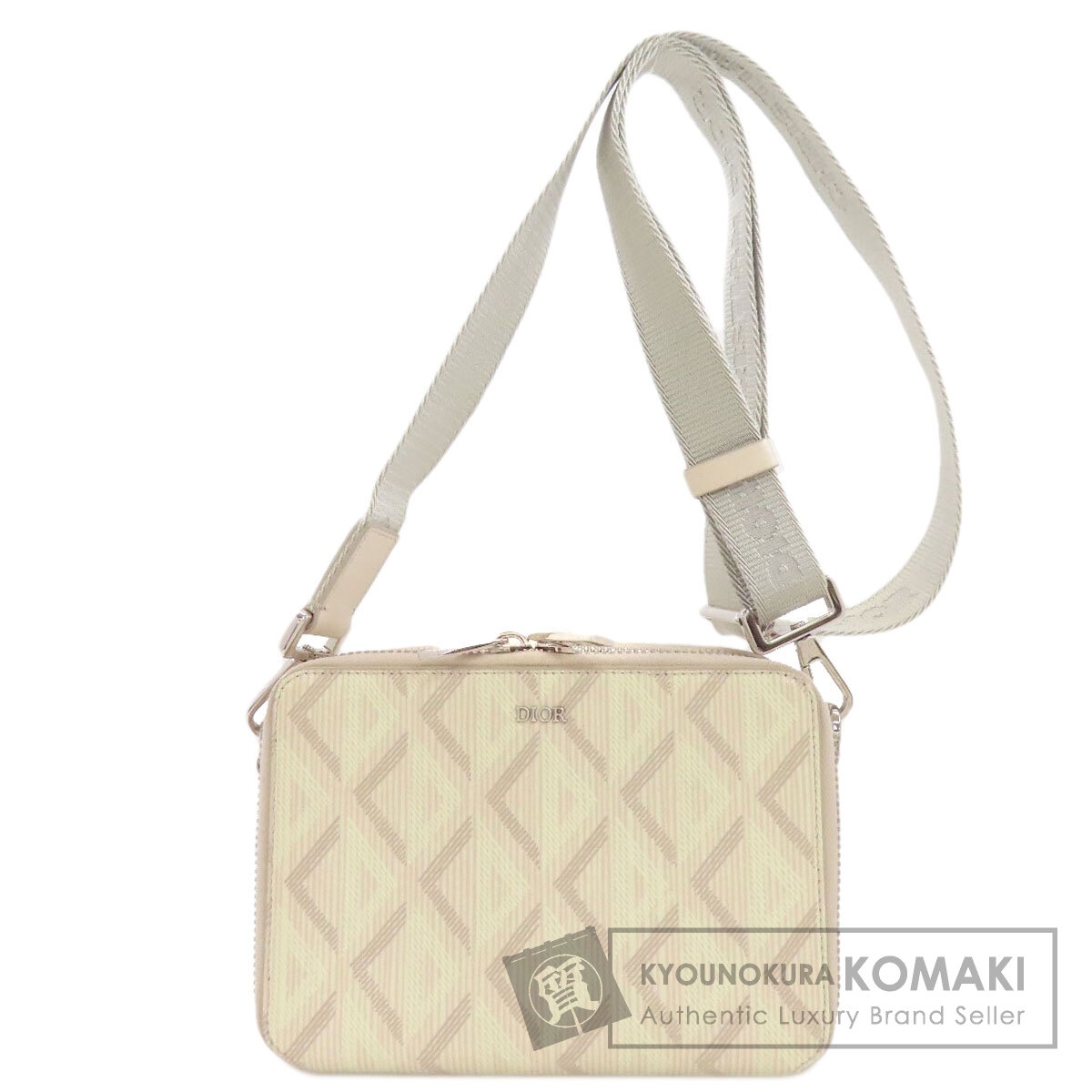 クリスチャンディオール CHRISTIAN DIOR  CDダイヤ  ショルダーバッグ PVC レディース  中古 CHRISTIAN DIOR クリスチャンディオール CDダイヤ ショルダーバッグ