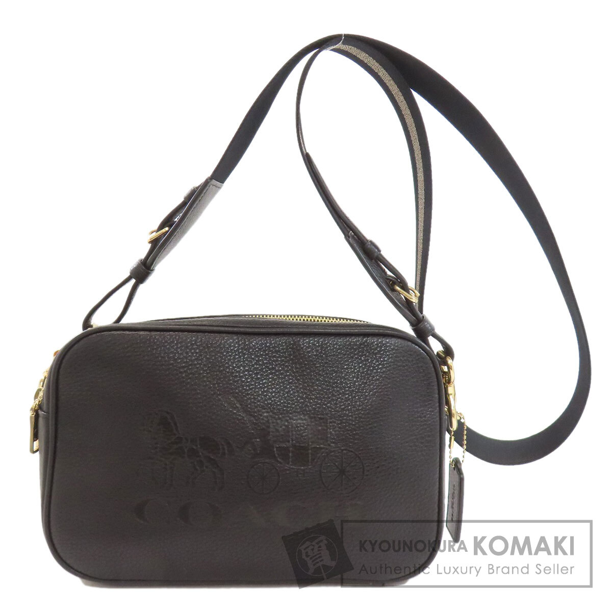 COACH コーチ F75818 ホースアンドキャリッジ ショルダーバッグ レザー