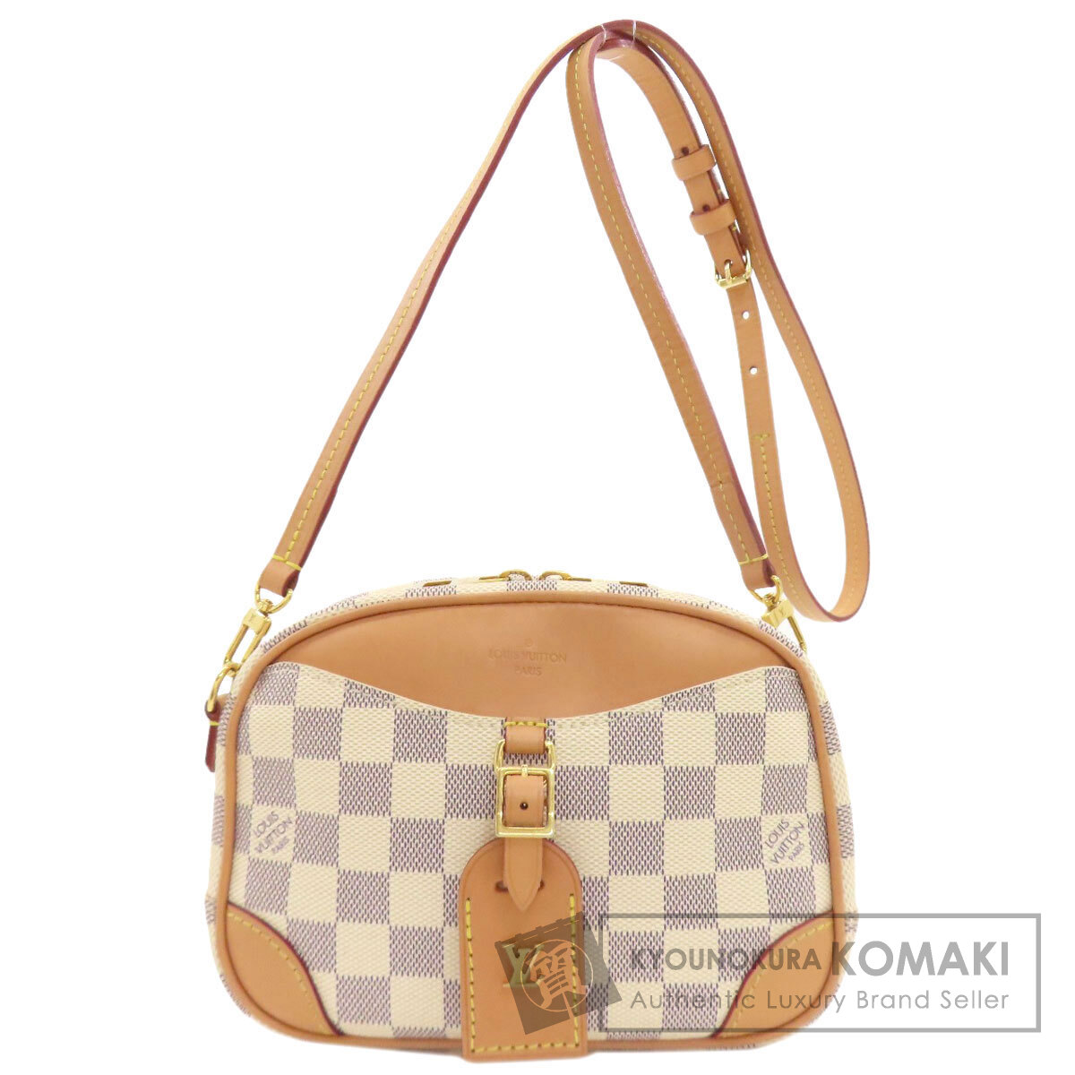 ルイヴィトン LOUIS VUITTON  ドーヴィル MINI  ショルダーバッグ ダミエキャンバス レディース 中古 LOUIS VUITTON ルイヴィトン ドーヴィル MINI ショルダーバッグ ダミエ