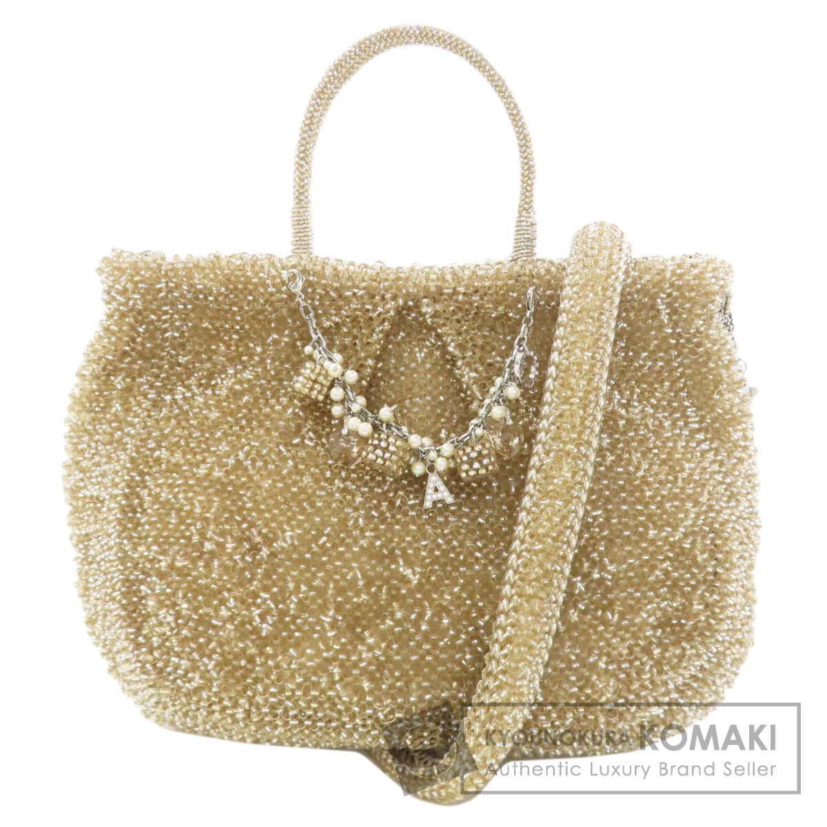 ANTEPRIMA アンテプリマ ワイヤーバッグ イニシャルチャーム 2WAY