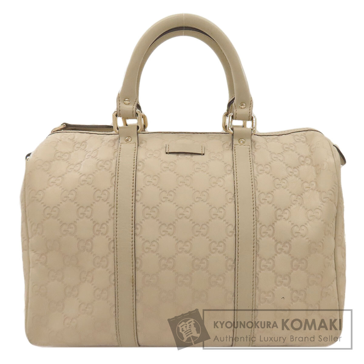 グッチ GUCCI 265697  アウトレット GGシグネチャー シマ  ハンドバッグ レザー レディース  中古 GUCCI グッチ 265697 アウトレット GGシグネチャー シマ ハンドバッグ