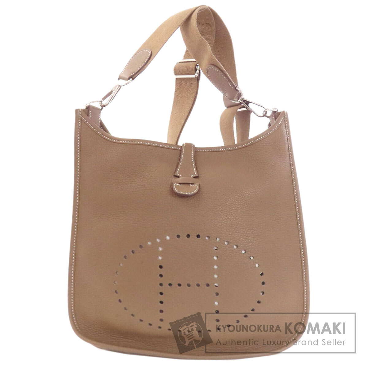 エルメス ショルダーバッグ エブリン3 PM エトープ シルバー金具