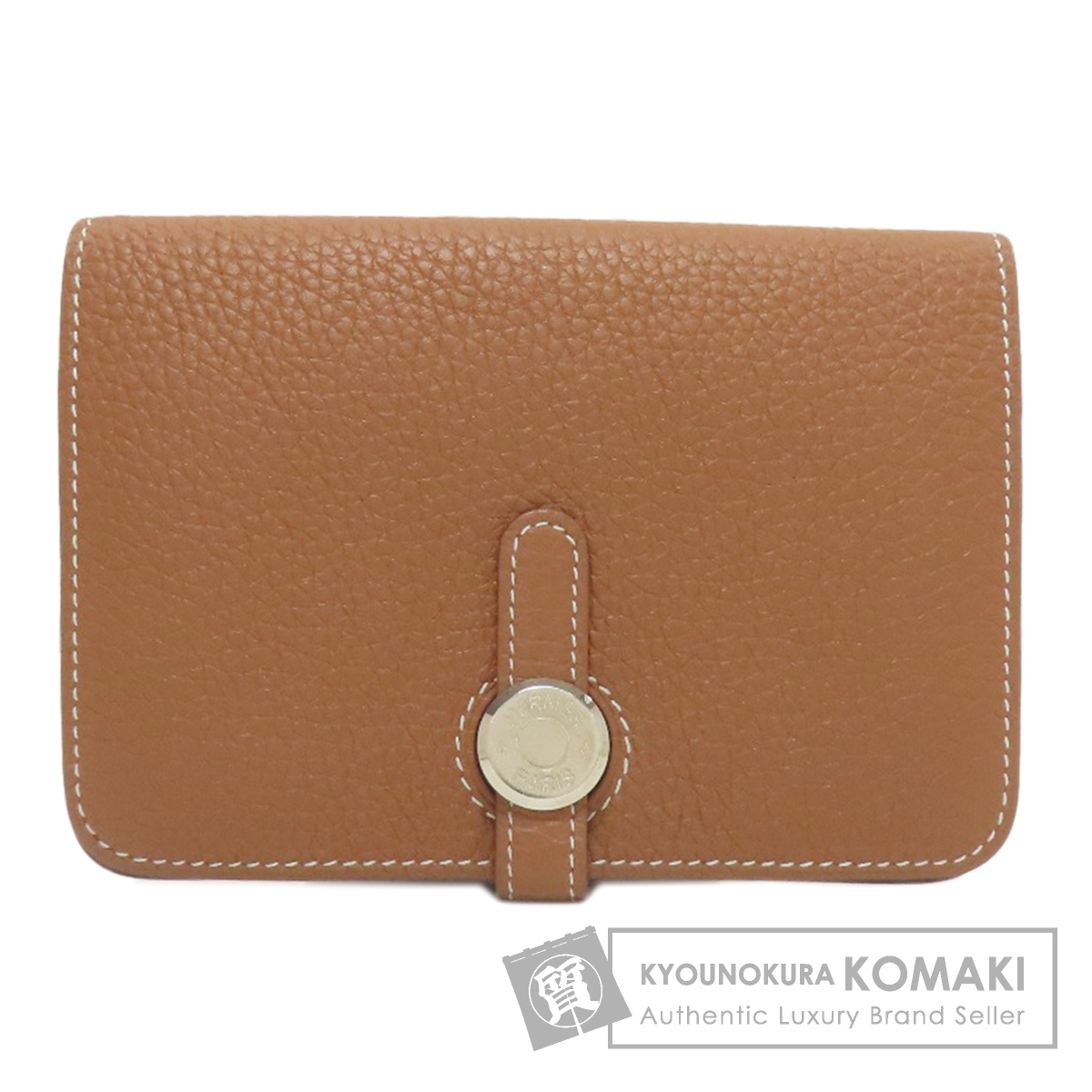 エルメス コインケース ドゴンコンパクト ゴールド シルバー金具