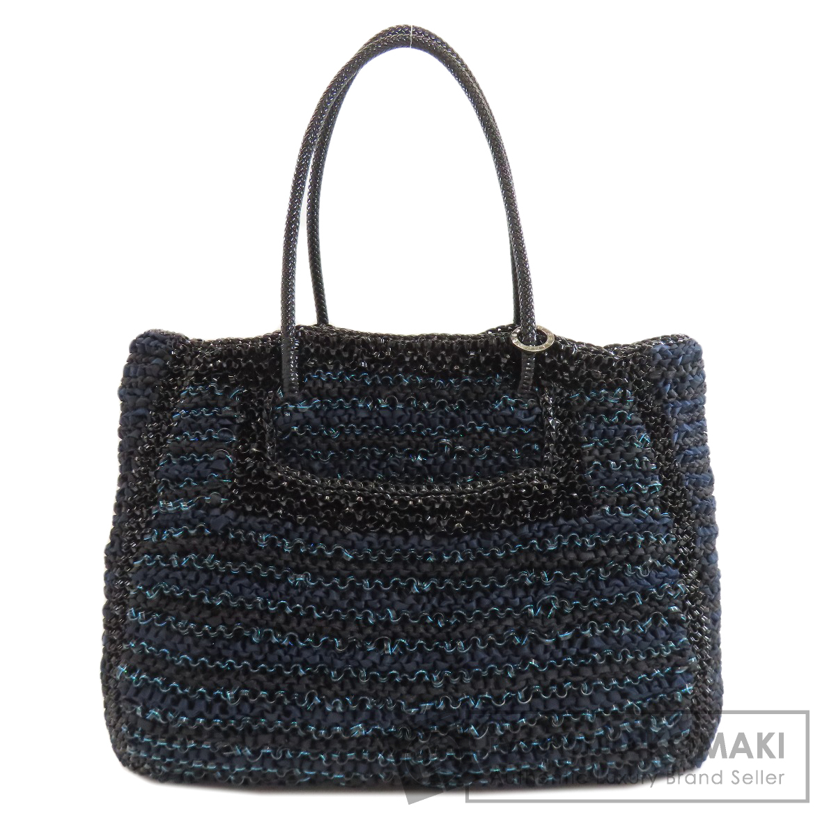 ［美品］ANTEPRIMA アンテプリマ　トートバッグ　ワイヤーバッグ　黒 ANTEPRIMA アンテプリマ ワイヤーバッグ トートバッグ PVC レディース