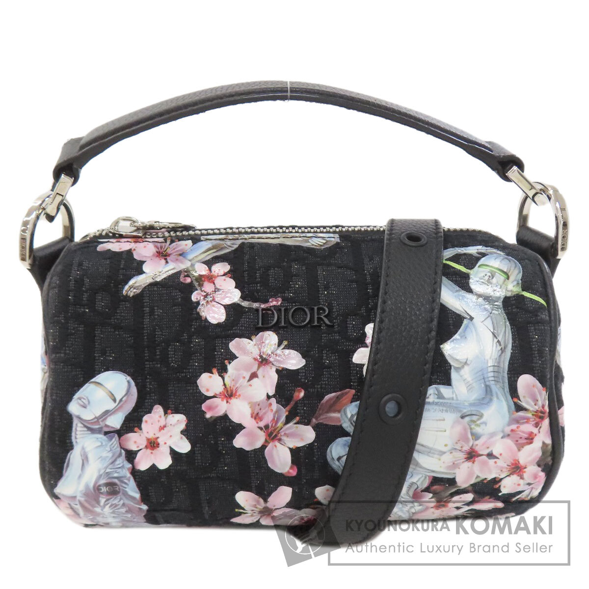 クリスチャンディオール CHRISTIAN DIOR  空山基コラボ  トロッター 桜 2WAY  ハンドバッグ 中古 CHRISTIAN DIOR クリスチャンディオール 空山基コラボ トロッター 桜