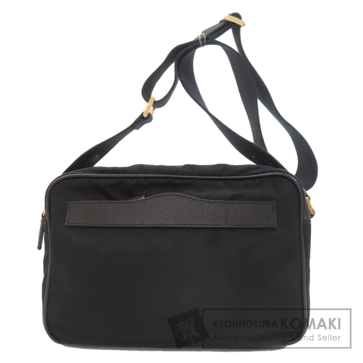 プラダ PRADA BT0050  ロゴ金具  ショルダーバッグ ナイロン素材 レディース  中古 PRADA プラダ BT0050 ロゴ金具 ショルダーバッグ ナイロン素材