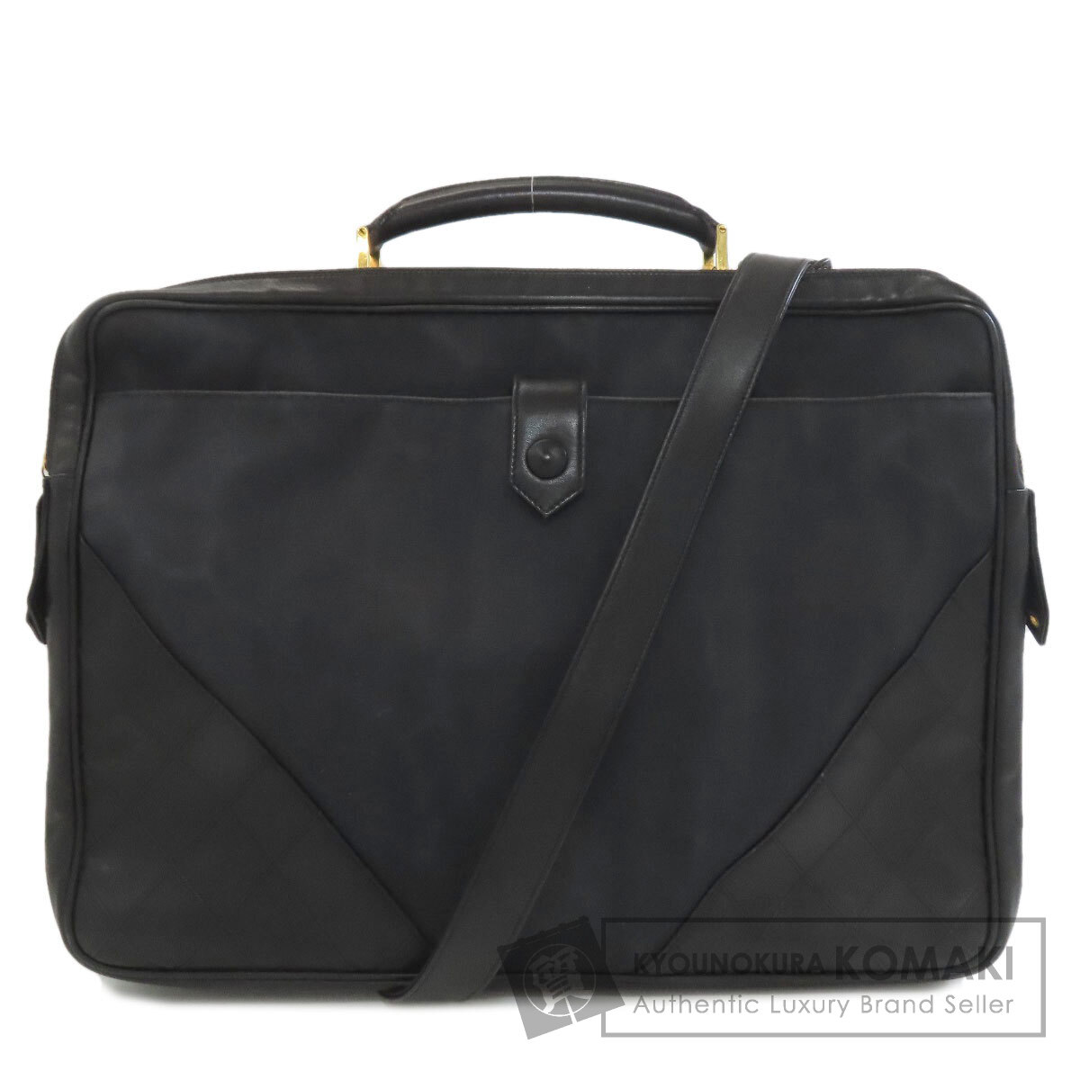 CHANEL シャネル マトラッセ ゴールド金具 2WAY ビジネスバッグ