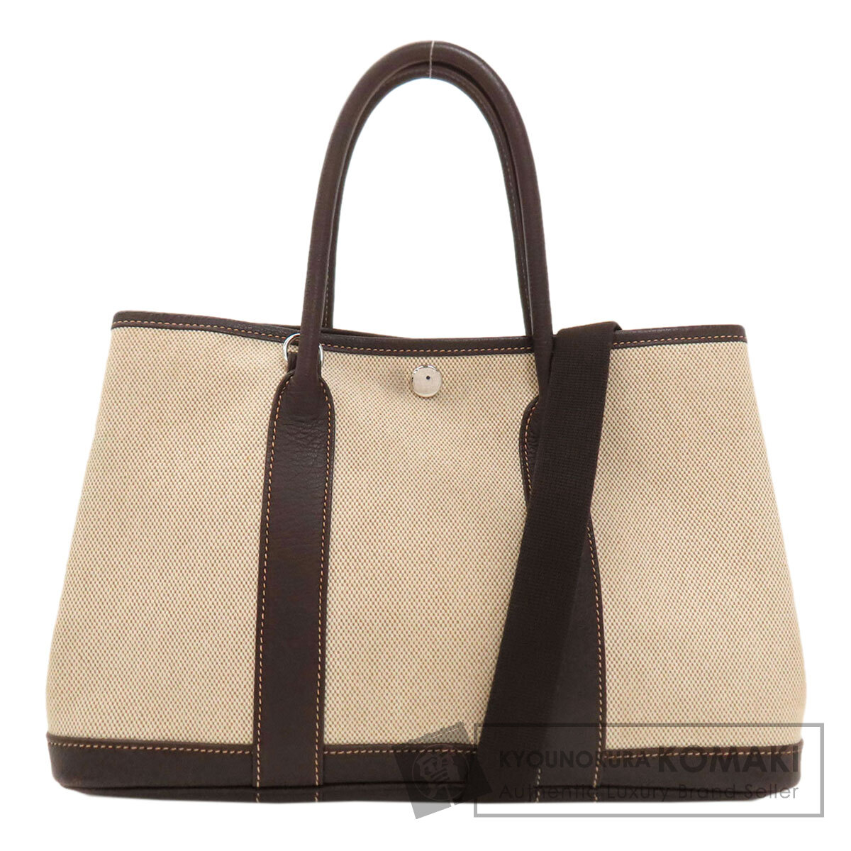 エルメス トートバッグ ガーデンパーティTPM マロン シルバー金具