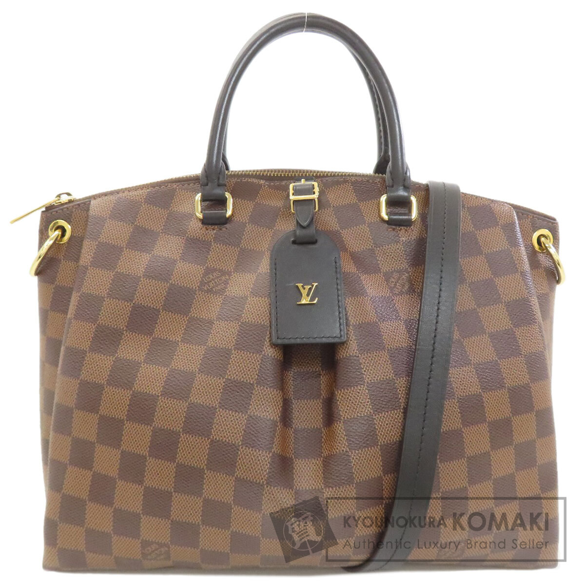 LOUIS VUITTON ルイヴィトン N45283 オデオンMM ハンドバッグ ダミエ