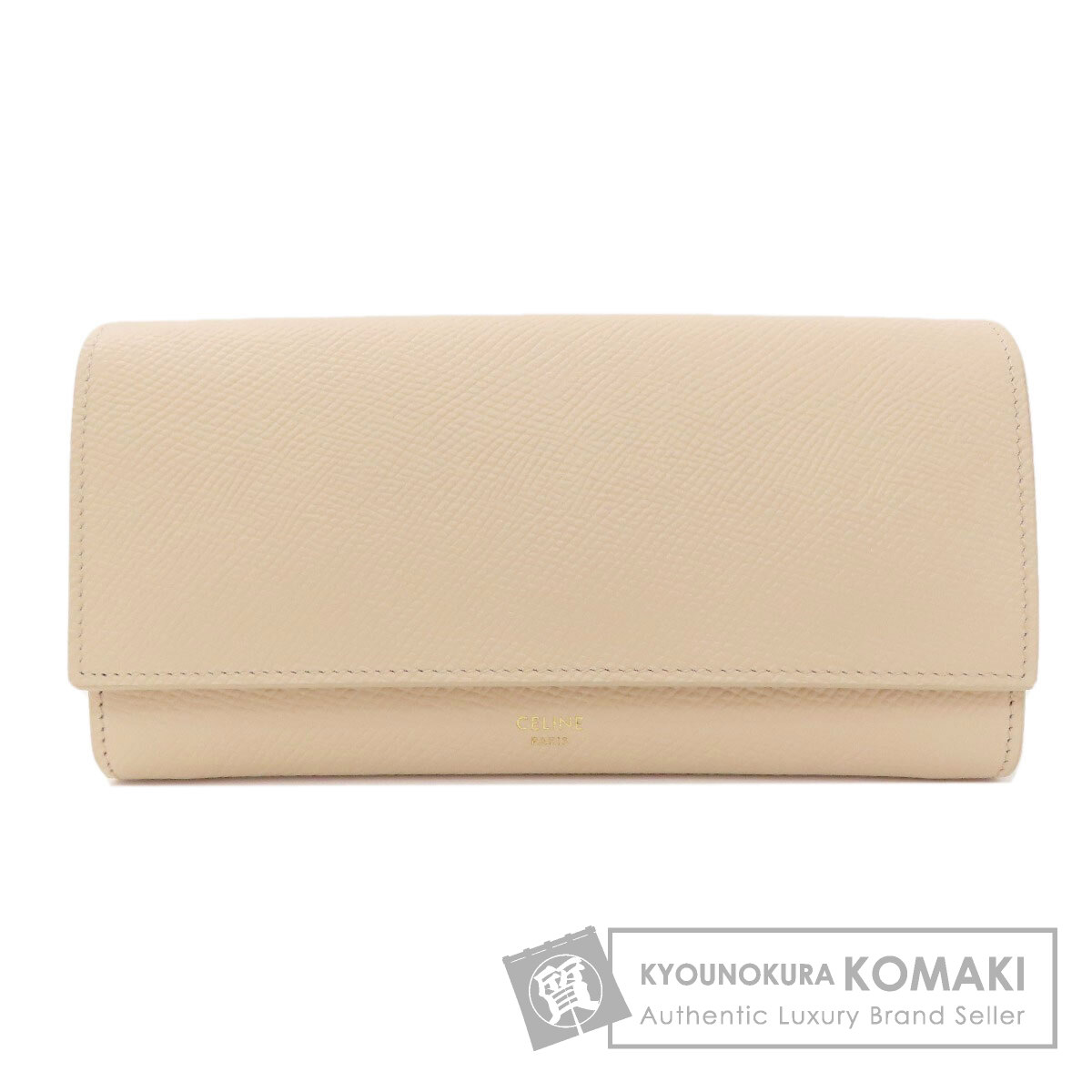 CELINE セリーヌ ロゴ 長財布（小銭入れあり） レザー レディース