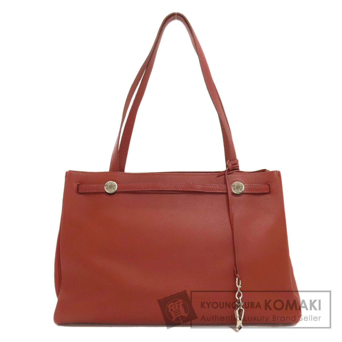 エルメス HERMES  カバナ シルバー金具  トートバッグ カーフ レディース  中古 HERMES エルメス カバナ シルバー金具 トートバッグ カーフ レディース